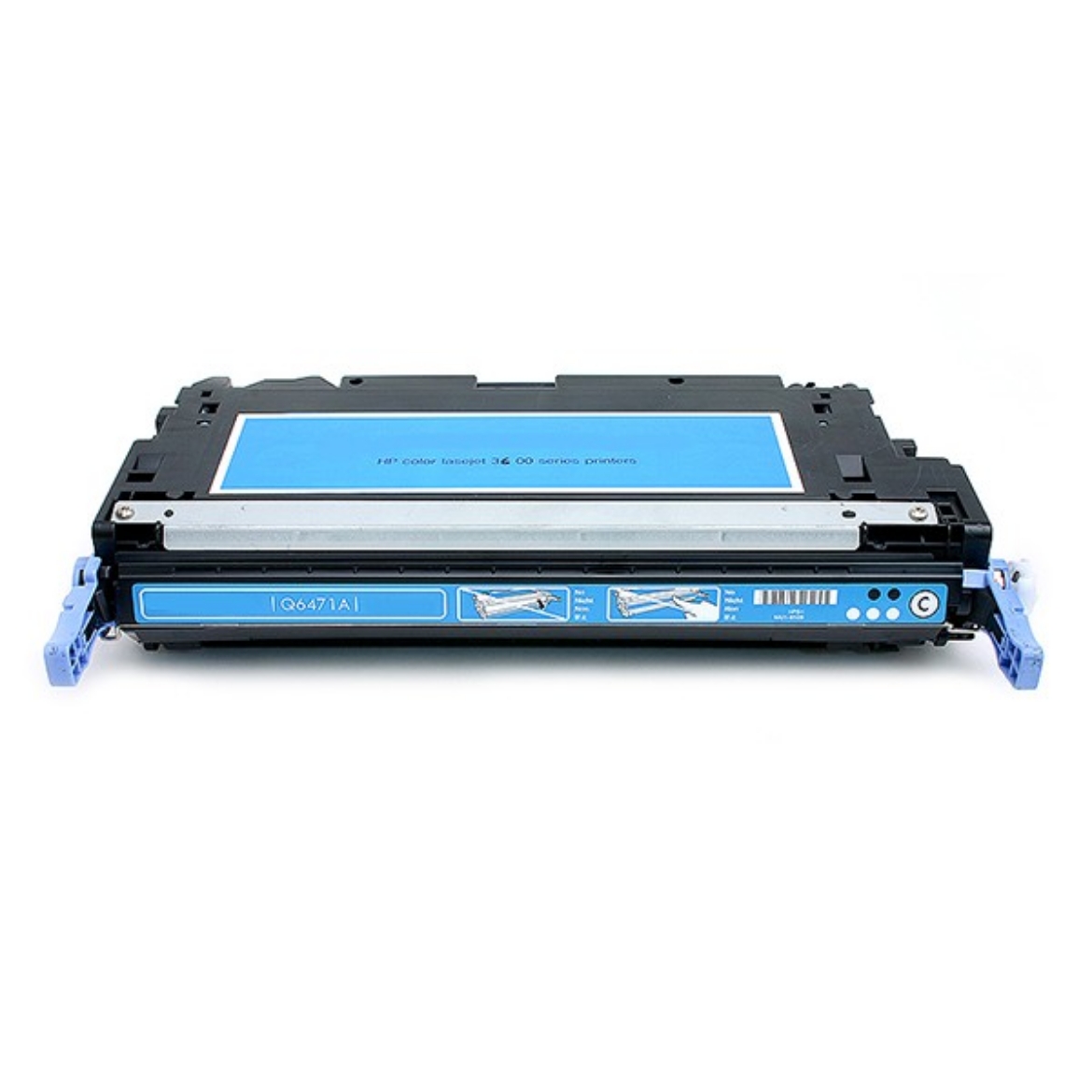 Picture of Expression compatible Q6471A (HP 502A) Cyan Toner Cartridge (4000 Yield)