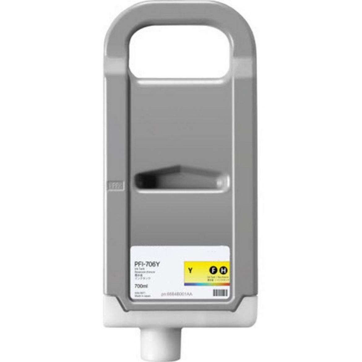 Picture of NXT Premium compatible 6684B001AA (PFI-706Y) Yellow Ink Cartridge (700 ml)