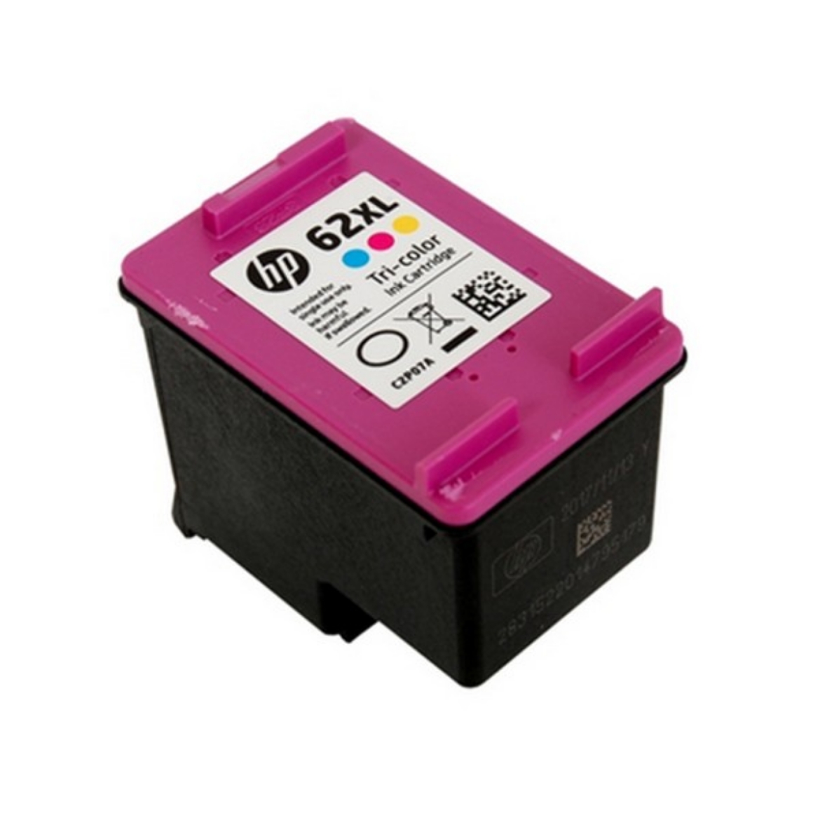 Picture of NXT Premium compatible C2P07AN (HP 62XL) High Yield Tri-Color Ink Cartridge (415 Yield)