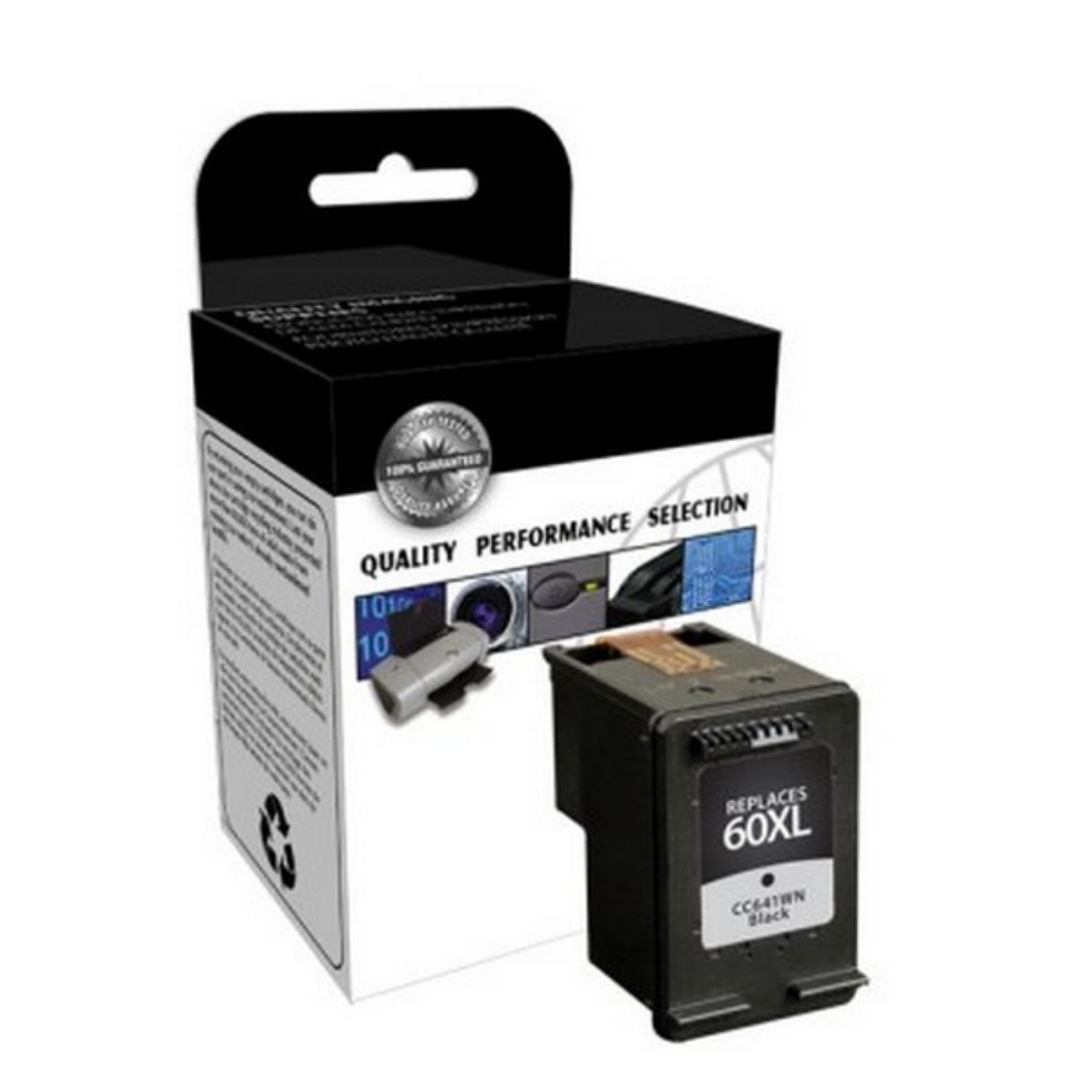 Picture of NXT Premium compatible CC641WN (HP 60XL) High Yield Black Ink Cartridge (600 Yield)