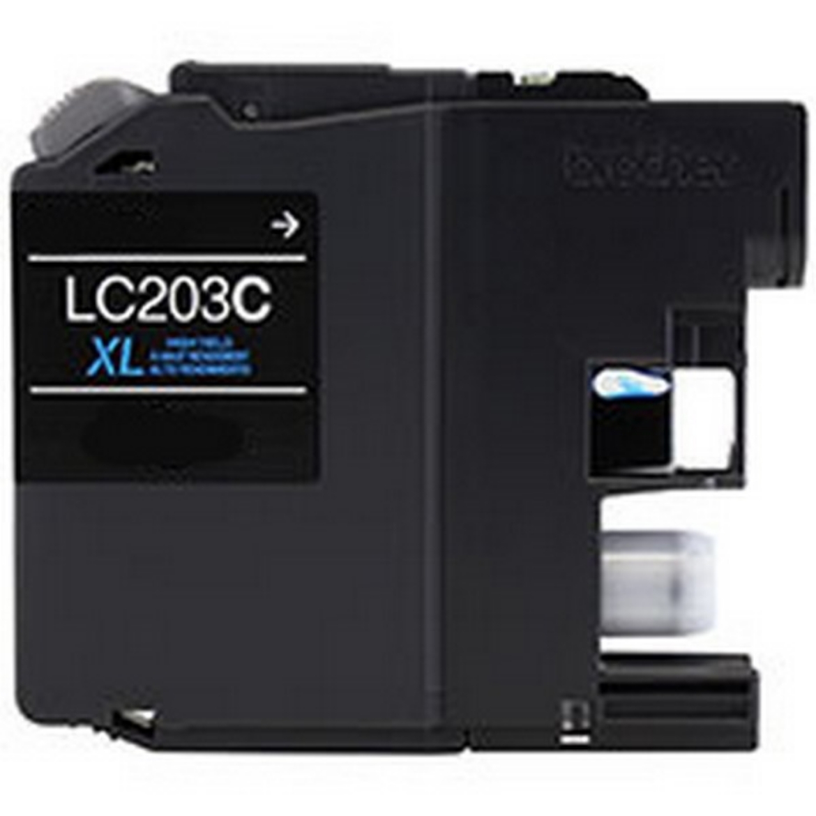 Picture of Brother LC203C High Yield Cyan Ink Cartridge (550 Yield)