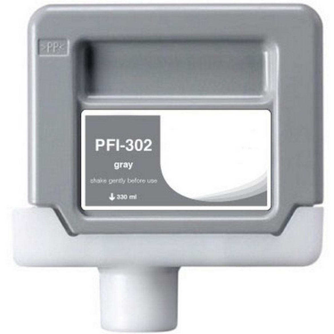 Picture of Canon 2217B001AA (PFI-302GY) Gray Inkjet Cartridge (330 ml)