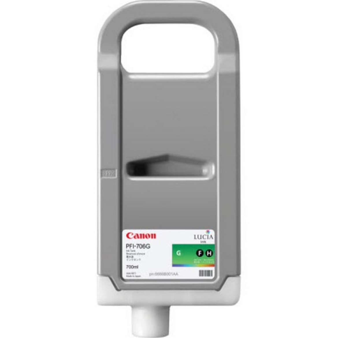 Picture of Canon 6688B001AA (PFI-706Green) Green Ink Cartridge (700 ml)